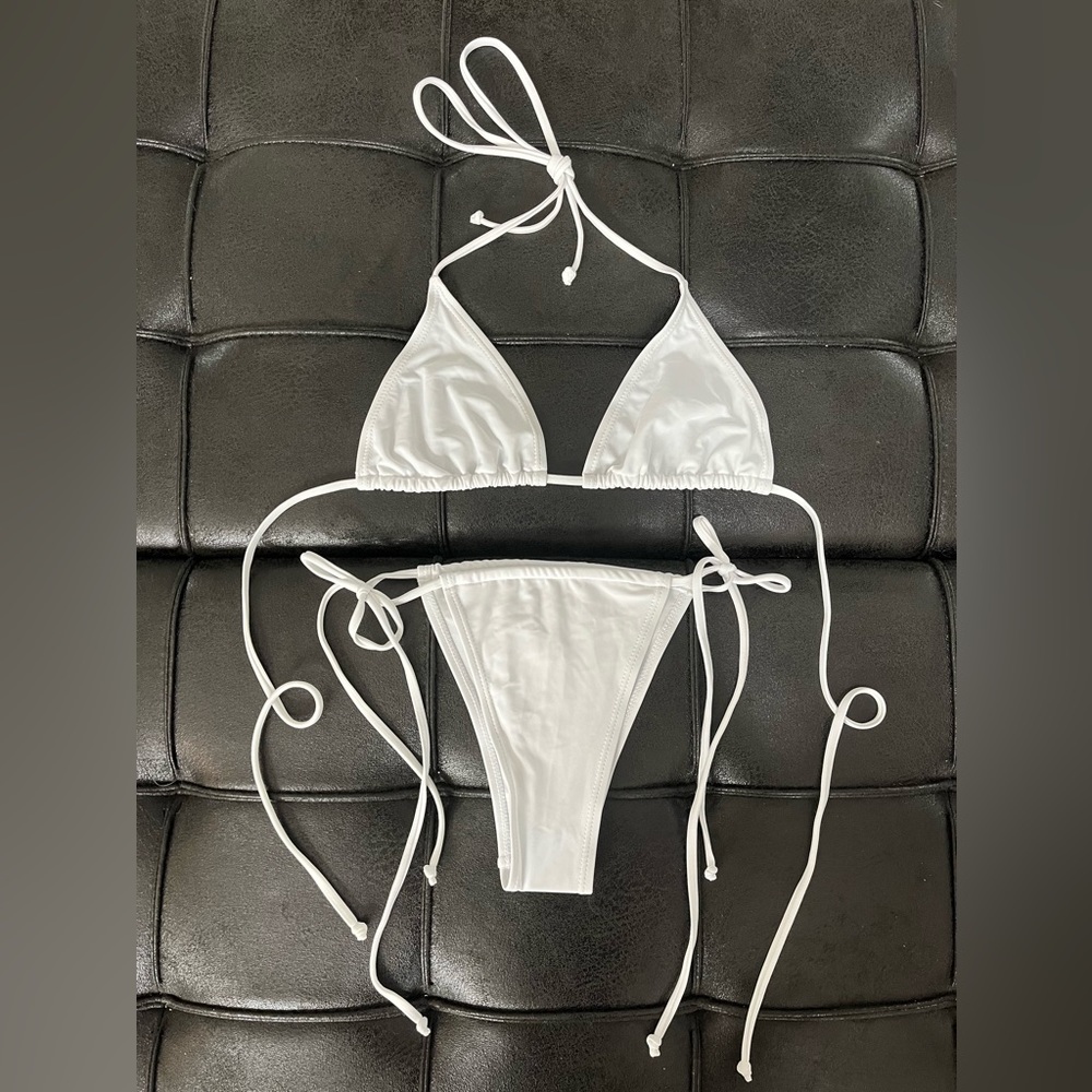 Sherrylo white two piece bathing suit